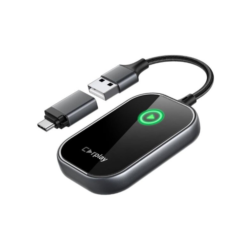 Wireless CarPlay Adapter For Apple iPhones Converts Wired to Wireless CarPlay